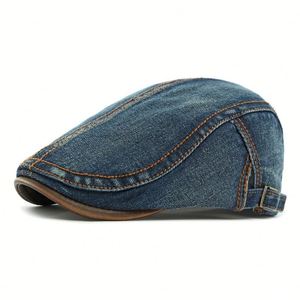 Gorras Planas <span class=keywords><strong>de</strong></span> Mezclilla Vintage, Estilo Hip Hop, Baratas, <span class=keywords><strong>de</strong></span> <span class=keywords><strong>Nueva</strong></span> <span class=keywords><strong>York</strong></span>, para Hombre y Mujer - Product Image 1