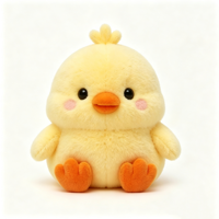 Peluche de poulet jaune personnalisée ODM OEM, adorable animal en peluche de canard pour bébé, jouet promotionnel doux pour enfants, cadeau décoratif