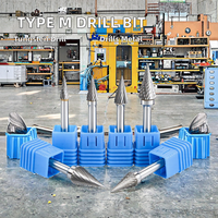 Fichiers rotatifs en carbure de tungstène ZZST pour outils rotatifs CNC de meulage et d'ébavurage de sculpture sur métal