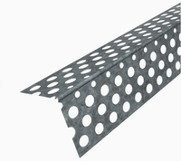 Promotion : Cornière en aluminium perforé galvanisé pour plâtre et stuc, maille décorative