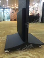 Pantalla LED sin bordes para interiores de 640x1920 mm con gabinete de hierro, empalme sin interrupciones, móvil, P1.53, P1.667, P1.86, P2, P2.5