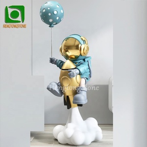Popolare statua astronauta in fibra di vetro resina <span class=keywords><strong>Space</strong></span> <span class=keywords><strong>Man</strong></span> - Product Image 4
