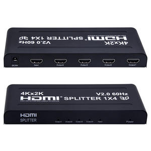 ตัวแยกสัญญาณ HDMI Magelei OEM 4K 60Hz 1*4 3D V2.0 4K@60Hz สวิตช์ HDMI 1x4 แยก 1 เข้า 4 ออก สำหรับ HDTV DVD สำหรับ <span class=keywords><strong>PS3</strong></span> Xbox - Product Image 2