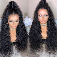 Perruque en cheveux humains naturels 13x4 13x6 Full Lace Frontal, prête à porter, avec dentelle pré-coupée HD transparente, sans colle, pour femmes noires
