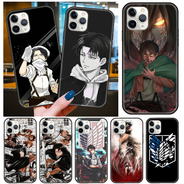 High Quality Pricejapanese Anime Attack on Titan Printed Phone Case for Iphone 7 8 Plus 12 11pro Max Cases