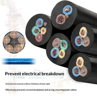 Cable RVV OFS con revestimiento, 2-20 AWG, resistente al desgaste, impermeable, estándar nacional, cable RVV con conductor de cobre sin oxígeno, cable de alimentación.