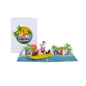 Tarjetas de felicitación navideñas 3D festivas Artesanía con diseños emergentes, manualidades de papel de vacaciones Precio barato - Product Image 2