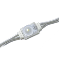 Modul LED Mini 12V DC 0.36w untuk Papan Huruf Saluran, Kotak Lampu Poster, SMD2835 Modul LED Tunggal dengan Lensa