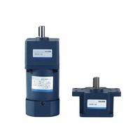 Moteur à engrenages AC monophasé 15W 220V / triphasé 220V/380V, taille compacte, personnalisé, boîtier en alliage d'aluminium, IE2, prix usine