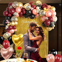 Kits d'arche de guirlande de ballons réutilisables pour la décoration de fêtes, mariages, anniversaires, baby showers et autres événements.
