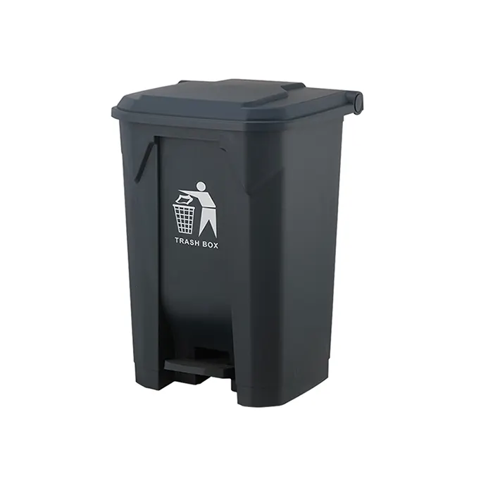 Wholesale 30L PP Mobile Medical Plastic Pedal Trash Cans Garbage Bin Waste Container for Hospital