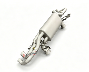 Sandblasted Titanium Alloy Valvetronic Exhaust System for Lamborghini Huracan LP580 LP600 LP610 5.2 Tuning Catback Exhaust Pipe - Product Image 4