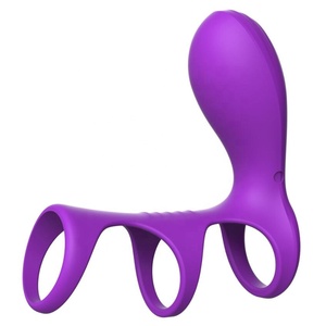 Recargable 10 velocidades vibrador hombres duradera anillo <span class=keywords><strong>para</strong></span> pene vibrador impermeable par vibrador <span class=keywords><strong>para</strong></span> hombre mujer - Product Image 2
