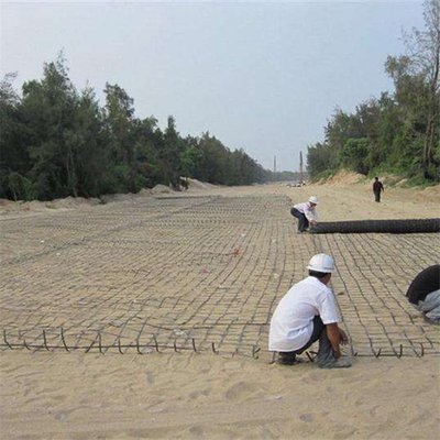 Георешетка из полиэтилена HDPE для строительства подъездной дороги Двухосная/одноосная защита от склона дорожного полотна/арматура для владельцев домашних животных