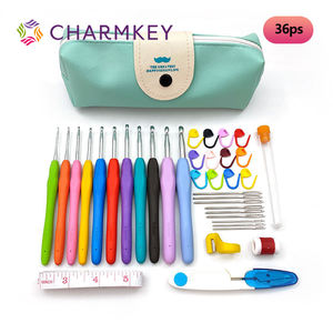 Agujas de tejer DIY de opción múltiple, juego de accesorios de ganchillo, Kit de ganchillo para principiantes, juego de ganchos de tejer de ganchillo para hilo de ganchillo - Product Image 4