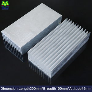Công suất cao nhôm Led mô-đun điện tử tản nhiệt Tản nhiệt công nghiệp tản nhiệt 200*100*45 - Product Image 6