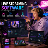 Développement de logiciels de streaming vidéo, distribution multimédia en temps réel, analyse de contenu, plateforme cloud