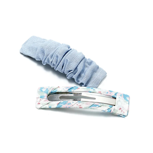 Vendita all'ingrosso della fabbrica in Fashion Girls stropicciata per capelli quadrati fermaglio per capelli 2PK <span class=keywords><strong>Cindy</strong></span> colori ragazze clip a scatto - Product Image 6