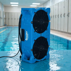 Ventilador Elétrico Axial de Dupla Cabeça AP660008, Alta Pressão, Base Estável, Vento Extremamente Forte, Portátil OEM - Product Image 2