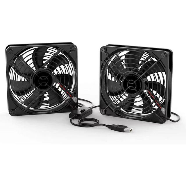SCD12025 CUSTOM OEM 120mm 5V USB Electric High Airflow Cooling Fan for Router Modem DVR Playstation TV Box