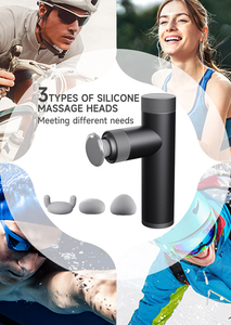 <span class=keywords><strong>Pistolet</strong></span> de massage vibrant intelligent portable Darius à 4 têtes, moteur <span class=keywords><strong>sans</strong></span> balais, chauffant, 5 vitesses, en alliage d'aluminium, avec port Type-C pour le corps et les fascias - Product Image 4