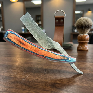 Navaja de Afeitar Recta de Acero Inoxidable ASAP para Hombres, Uso Profesional de Barbería, Mango de Madera, Navaja para Afeitar la Barba - Product Image 4