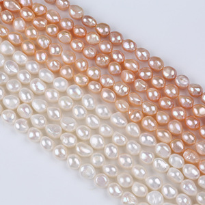 Perlas de Agua Dulce Barrocas Irregulares de Color Verde Pavo Real y Negro de 10-11 mm, Accesorios de Joyería DIY Sueltos - Product Image 1