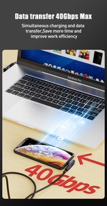 Cáp <span class=keywords><strong>USB</strong></span> Mới Bộ Chuyển Đổi Từ Tính 100W <span class=keywords><strong>USB</strong></span> 4.0 Đầu Nối Bộ Sạc Từ Tính Loại C Cho Điện Thoại Thiết Bị <span class=keywords><strong>USB</strong></span> C Bộ Chuyển Đổi Sạc Nhanh - Product Image 4