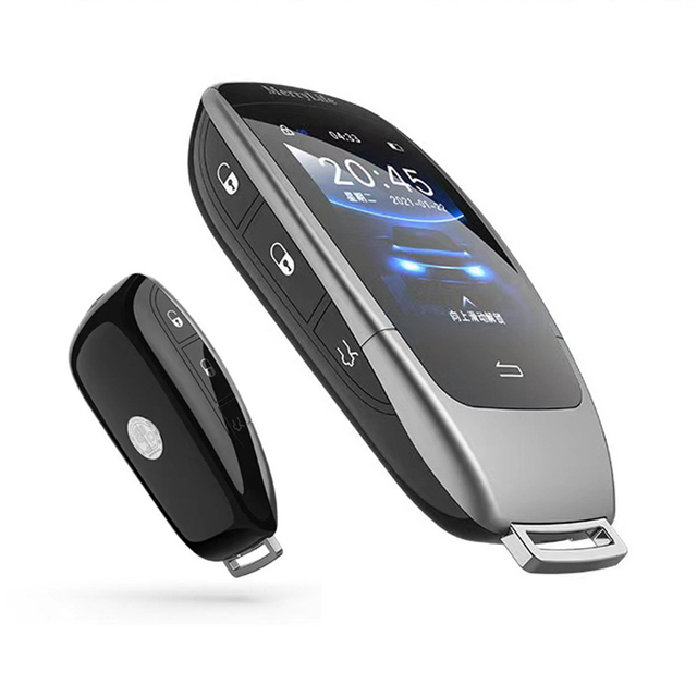 CARQSENG OEM Original Manufacturer Smart Key Fob Tk900 LCD Key with Remote Starter Keyless Entry One Way Type Car Smart Lcd Key