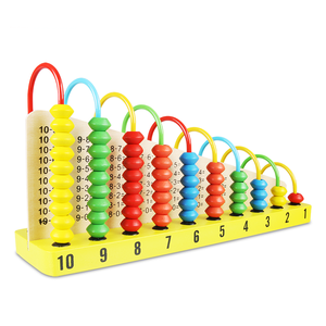 Nueva de moda de la venta caliente de madera juguetes de madera didácticos y educativos vertical aprendizaje rack de madera cálc - Product Image 2