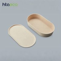 Boîte d'emballage pour produits de soin en pulpe de canne à sucre recyclée avec insert cosmétique en bagasse de canne à sucre OEM et moulage de papier personnalisé
