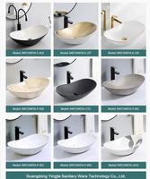Oem céramique salle de bain évier bateau type lavabo maroc table top bassin marbre transfert d'eau lavabo