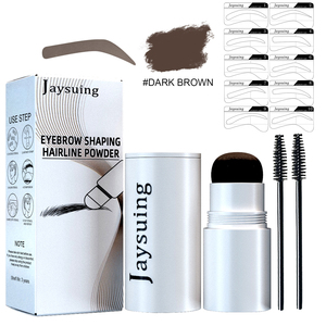 Kit de tampons à sourcils Jaysuing, modification de la ligne des cheveux, ombrage des sourcils, poudre à sourcils portable - Product Image 3