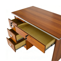 Bureau de travail en bois durable, table de bureau en panneaux de particules, bureau à domicile convertible, design moderne unique, mobilier OD-206