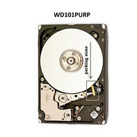 Disco Rigido per Videosorveglianza WD101PURP 10TB 3.5" SATA3 6Gb/s 7200RPM 256MB AI per NVR Server e Analisi Video