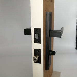 Manija de Puerta Principal Estilo Europeo, Cerradura de Puerta de Entrada, Juego de Manillas de Alta Resistencia para Puerta Exterior de Madera, Hogar y Proyectos - Product Image 4