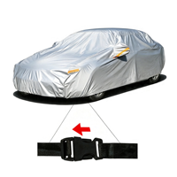 Housse de voiture en PVC 210 g/m², imperméable, anti-poussière, anti-neige, résistante aux taches, personnalisable