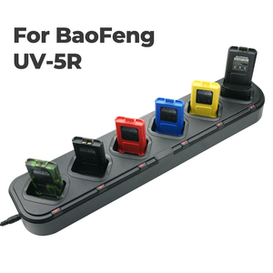 Chargeur multi-unités à six ports pour radios Baofeng UV5R F8HP, Retevis RT-5R 5RV, TYT F8 – <span class=keywords><strong>Station</strong></span> <span class=keywords><strong>de</strong></span> charge pour talkies-walkies - Product Image 3