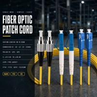 Cordon de brassage fibre optique monomode et multimode SC APC FC LC ST Duplex OM3 G657A1 FTTH CATV Télécom F660 OEM Personnalisé