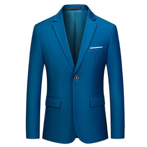 <span class=keywords><strong>M</strong></span>-6XL ilkbahar ve sonbahar yeni erkek iş rahat tek parça küçük takı<span class=keywords><strong>m</strong></span> elbise moda erkek düz renk Blazer ceket - Product Image 3