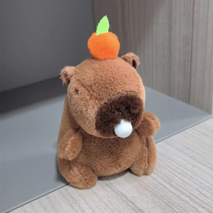 Capibala Ours en <span class=keywords><strong>peluche</strong></span> de haute qualité <span class=keywords><strong>Peluche</strong></span> Capybara douce pour enfants Remplissage en coton PP pour soulager le stress - Product Image 6