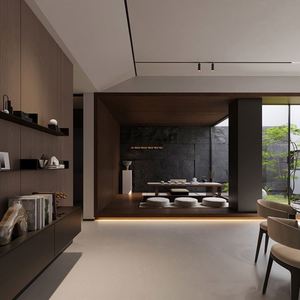 Meubles de salon de style minimaliste moderne sur mesure, meuble TV et table basse haut de gamme pour appartements et villas - Product Image 5