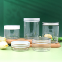 Bouteilles Distributrices de Crème et de Lotion en Stock, 100 à 500 ml, Pots Vides pour Gommages, Pots en Plastique PET pour Boue Nettoyante