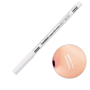 Marcador Quirúrgico de Piel de Plástico Blanco de 16.7cm, Bolígrafo para Mapeo de Cejas y Tatuajes para Maquillaje Permanente - Product Image 1