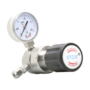 วาล์วควบคุมแรงดันสแตนเลส Stcif ขนาด 1/4 นิ้ว สำหรับถังแก๊ส - Product Image 2
