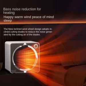 Calentador Eléctrico de Escritorio Pequeño, Cuadrado, Nuevo, con Aire Caliente para Hogar y Oficina, Elemento Calefactor de Plástico - Product Image 5