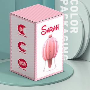 เครื่องนวดกระตุ้นหัวนมรูปทรงกระบองเพชรแบบใหม่ 9 ระดับความถี่สั่นสะเทือน เพิ่มความสุข ของเล่นทางเพศสำหรับผู้หญิง - Product Image 4