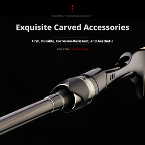 คันเบ็ดคาร์บอนสำหรับตก<span class=keywords><strong>ปลา</strong></span>บาส แบบตีไกล พร้อมด้ามจับแบบตรง/แบบไกปืน สำหรับตก<span class=keywords><strong>ปลา</strong></span>ชะโดและปลาไพค์ - Product Image 5