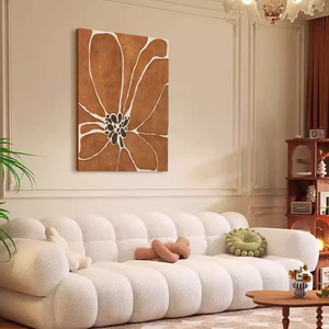 Floral Delight Hand Painted Oil Painting 80x120 Cm Modern Minimalist Living Room <b>Wall</b> Art No <b>Frame</b> - Product Image 2