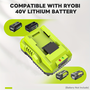 Paket Baterai Lithium Ion 40V dengan Pengisi Daya 2-Pak untuk Peralatan Listrik - Product Image 5